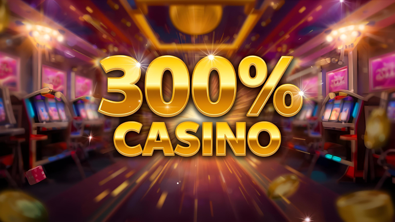 Different types of 300% casino bonuses