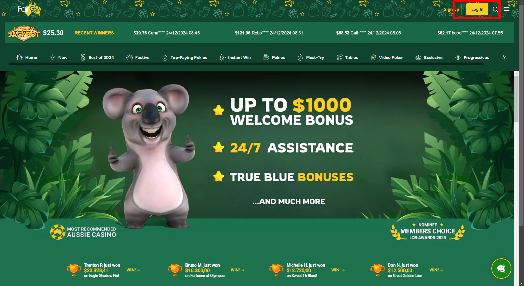 Navigating the Casino After Logging In