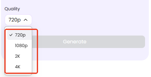 Select Output Settings and Generate