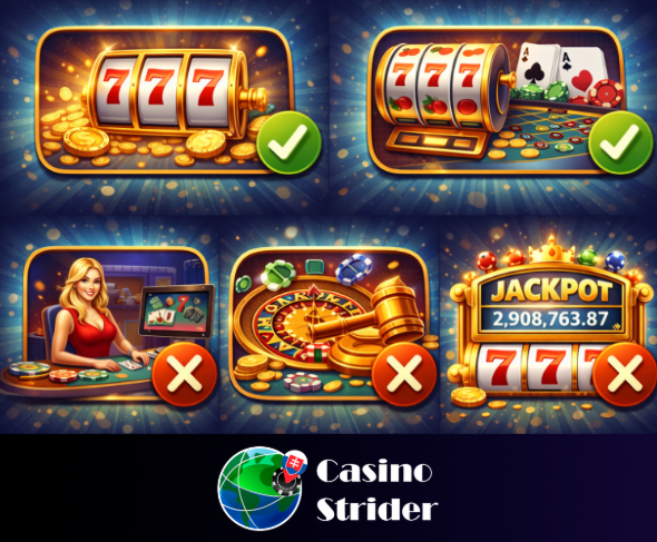 Types of games that qualify for the registration bonus